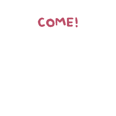 Come Follow Me Sticker by PositivelyPigasus
