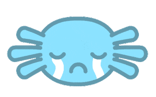 Sad Cry Sticker