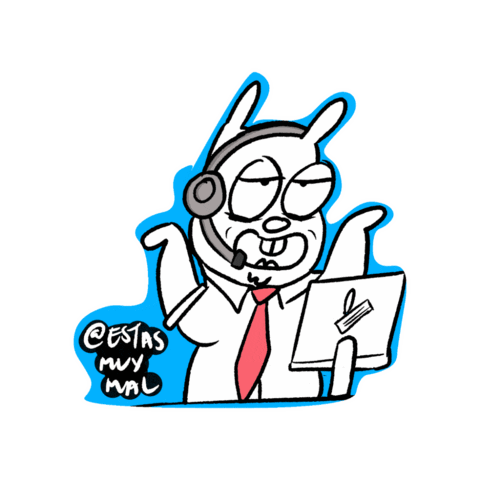 EstasMuyMal.com Sticker