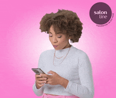 Text Phone GIF by Salon Line