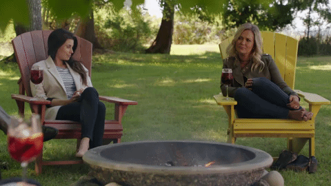 Meghan Ory Fire GIF by Hallmark Channel