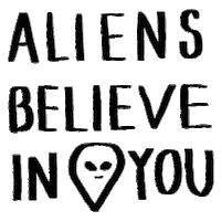 Believe Sci Fi Sticker by T A R V E R