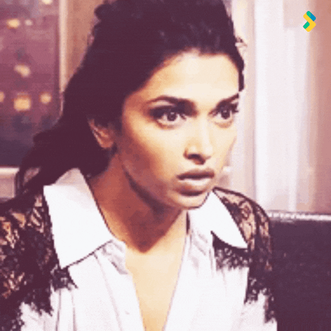 Confused Deepika Padukone GIF by Bombay Softwares