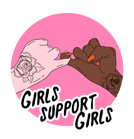 Girl Power Feminist Sticker by Moli Fernyx