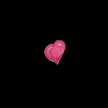 chikuuuworld heart love chiku cute red バレンタインvalentinesday ハート愛happy harajuku gummy kawaii art watercolor GIF