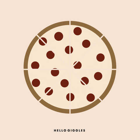 pizza party GIF by HelloGiggles