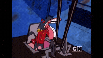 Cow And Chicken GIF