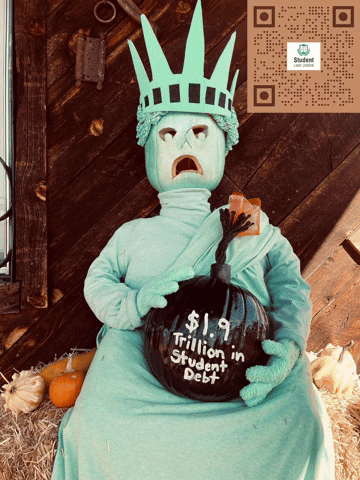 Resist Lady Liberty GIF by Student Loan Justice