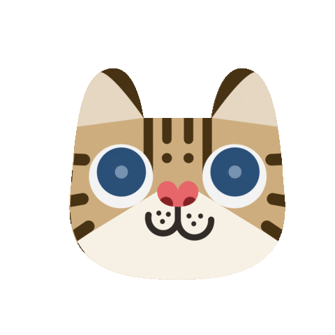 Angry Cat Sticker by Taiwanbar