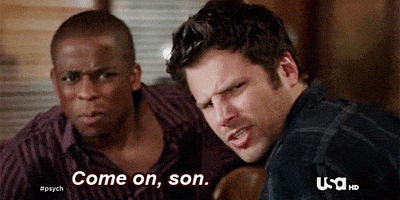 usa network shawn and gus GIF