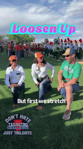 Stretching Colorado State GIF by Tailgating Challenge