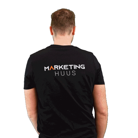 Look Pointing Sticker by Marketinghuus