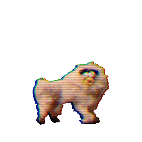 Stop Motion Puppy Sticker