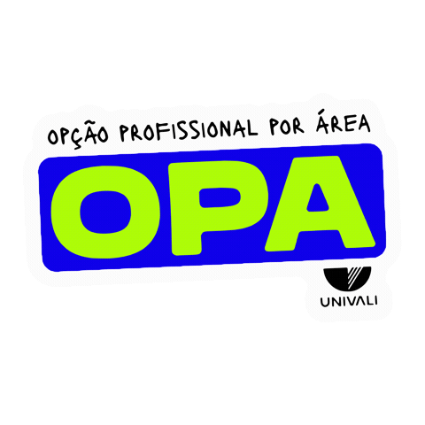 Sticker by Universidade do Vale do Itajaí - Univali