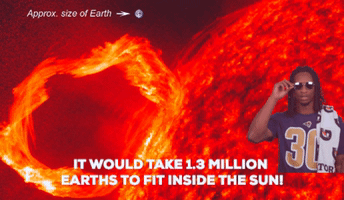 sun earth GIF by Space Foundation Discovery Center