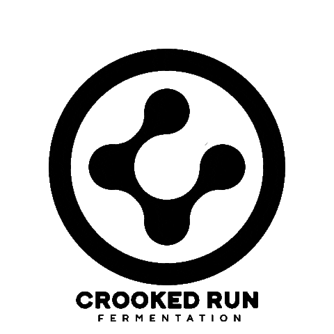Logo Beer Sticker by Crooked Run
