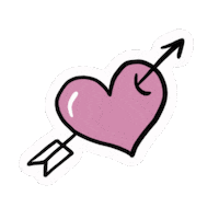 In Love Heart Sticker