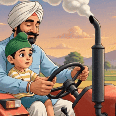 Farm Life Dad GIF by TractorGyan