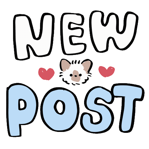 Cats New Post Sticker by koimoffee