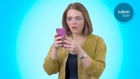 Nervous Girl GIF by Salon Line - Find & Share on GIPHY