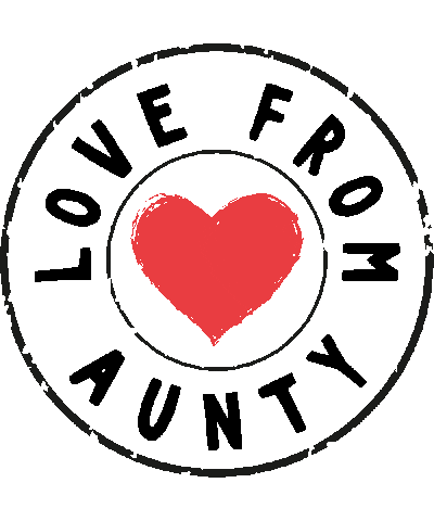 Love From Aunty Sticker