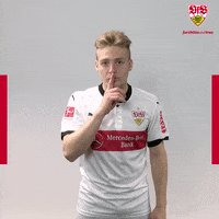 bundesliga shush GIF by VfB Stuttgart