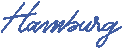 German Hamburg Sticker