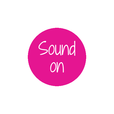 Sound On Sticker by NJOY Support