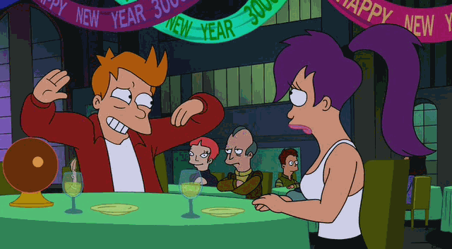 Drunk Futurama GIF