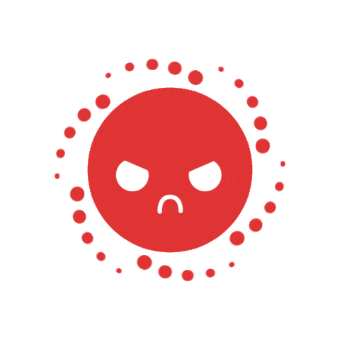 Angry Sticker by ovogene