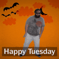 Tuesday Morning Halloween GIF by giphystudios2021