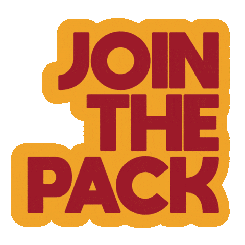 University Wolfpack Sticker by AUK