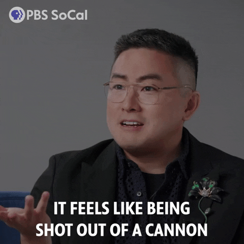 Bowen Yang Flailing GIF by PBS SoCal