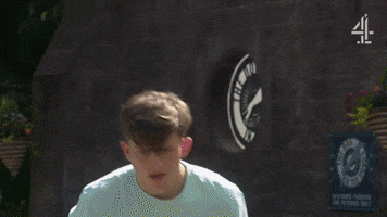 Scared Football GIF by Hollyoaks