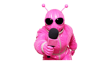 Pink Interview Sticker by Vogule Poland
