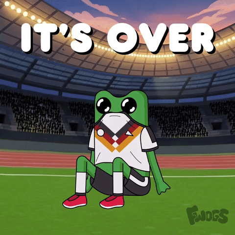 It Is Over World Cup GIF by fwogs