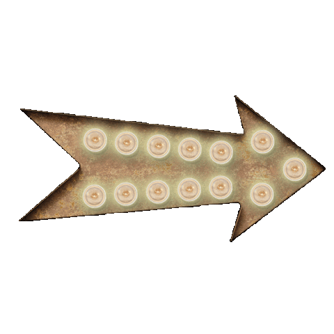 Arrow Marquee Sticker by Rockin A Design