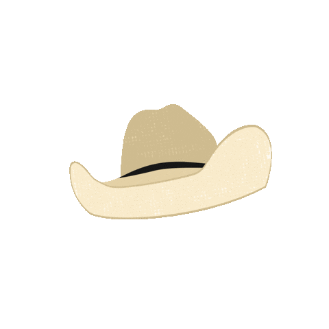 Cowboy Hat Sticker by Tyler Booth