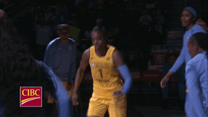 jumping best friends GIF by WNBA
