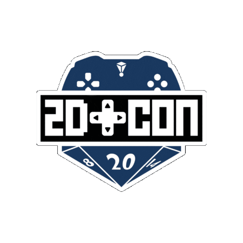 2D Con Sticker