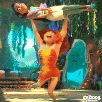 Excited Dreamworks Animation GIF by The Croods: A New Age