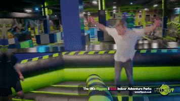 Jumping Adventure Park GIF by Flip Out UK
