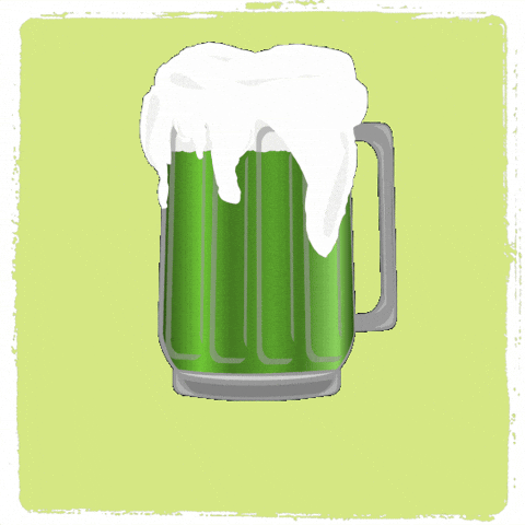 Saint Patrick Cheers GIF