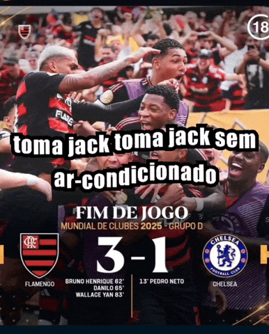 Flamengo 3 Vs 1 Chelsea GIF