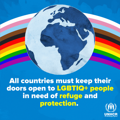 Human Rights Rainbow GIF by UNHCR, the UN Refugee Agency