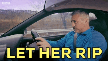 let her rip bbc GIF by Top Gear