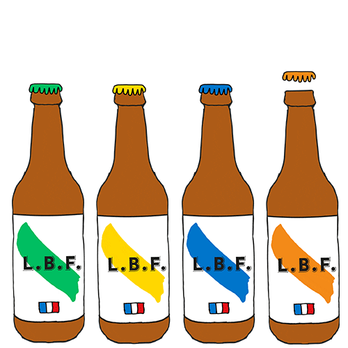 Party Beer Sticker by LBF - La Brasserie Fondamentale