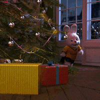 christmas tree GIF by Duracell Bunny