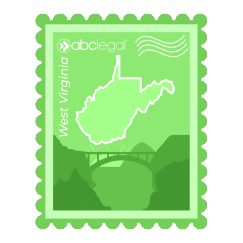West Virginia Letter Sticker by ABCLegal
