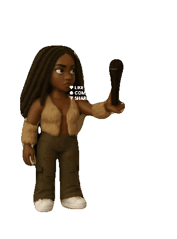 Beauty Singer Sticker by Kiara Jones